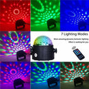 Sound Activated Strobe Disco Light Self-Propelled LED RGB Stage Lamp (US) A