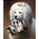 5D DIY Full Drill Diamond Painting Dog Cats Cross Stitch Embroidery Mosaic