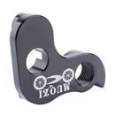 Folding Bicycle Rear Derailleur Modified Outside 3 Speed Tail Hook Black