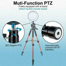3 in 1 Dimmable LED Studio Camera Ring Light Phone Light Video Lamp Fill F5V7