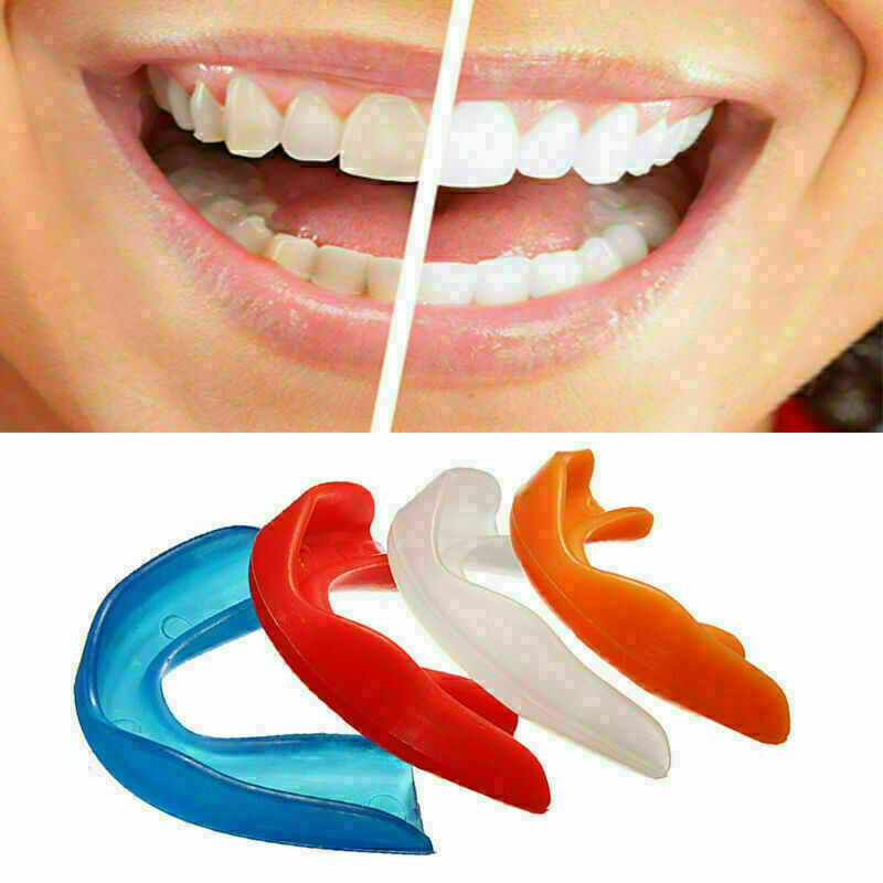 1set Sport Gum Shield Teeth Protector Mouth Guard Piece Rugby Football  Box D1H8