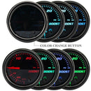 2Inch 52Mm 7 Color Led Mechanical Turbo Boost Psi Pressure Vacuum Gauge Met