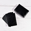 Waterproof Plastic Playing Cards Black Diamond Poker Cards Creative Gift   Z