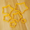 6Pcs/set Christmas Tree Cookie Cutter Stars Shape Cake Biscuit Cutter MoldAT3C