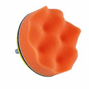 Car Polisher Gross Polishing Buffer Buffing Pad Kit Set Drill Adapter Tool- Q8H0