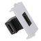 HDMI Wall Socket Module 90 Degree Jack Solderless Type 2 Way Female/Female