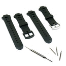 18mm Soft Silicone Rubber Waterproof  Strap Outdoor Sports Band