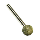 2xDiamond Grinding Head Shank Carving Tools Round 46 Grit12/10mm