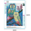 5D DIY Full Drill Diamond Painting Colorful Bird Cross Stitch Embroidery