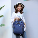 Star Sky Mommy Maternity Backpacks Nursing Baby Diaper Bags (Dark Blue)