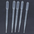 5 Pcs 3ML Capacity Lab Laboratory Clear Pipettes Droppers 6.1" Long X4P5