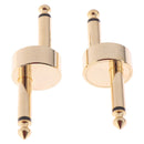 6.3mm Guitar Effects Connector Pedal Audio Adapter Guitar Accessories 1/4 inc BX