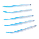 5x Fishing Baits Simulation Eel Lure 14cm 6.3g Soft Swimbait Wobbler Fish Tackle