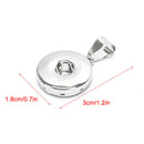 10Pcs/Lot Noosa Chunk Snaps Button Base Charms Pendants DIY Jewelry Making CraTE