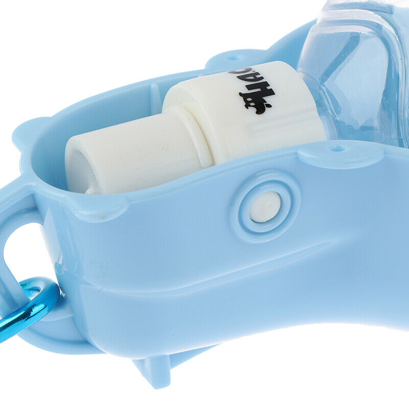 Pet Dog Water Bottle Travel Puppy Drinking Bowl Cup Outdoor Feeder Dispenser FT