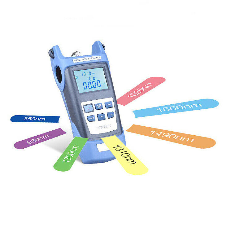 Handheld Optical Power Meter High Precision Optical Fiber Tester Optical At D2K7