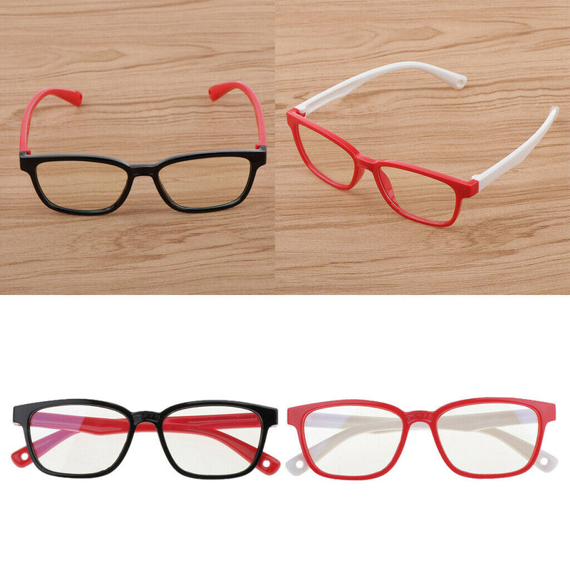 2PCS Kids Blue-blocking Eyeglasses Children Glasses