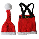 Suspender Trouser Warm Baby Knitting Set Photography Props Exquisite Christmas