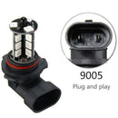New 2PCS 27 SMD 9005 5050 LED RGB LED Car Fog Light Lamp Bulb + Remote C MOV