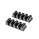 10 x Black Slide Potentiometer Mixer Fader Knob 19mmLx12mmW for 4mm Shaft JClj