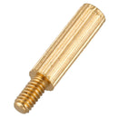 100pcs Male to Female Thread PCB Board Brass Pillars Standoff M2 x 10mm