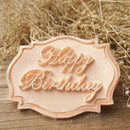 Happy Birthday Silicone Mould Cake Decorating Lace Impression Mat Baking M WII