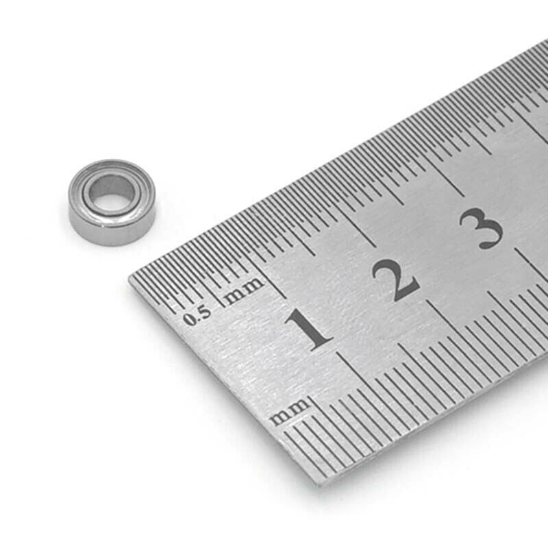 8Pcs Ball Bearings 4X8X3mm 8X12X3.5mm for HSP Himoto E18 WLtoys 1/18 RC Car N2R9