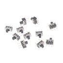 10X SS12D10 Vertical Slide Switch Toggle Switch 1P2T 3P Pitch 4.7MM H Bj