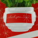 75pcs/set Thank You Red Label Stickers For Gift Cake Baking Sealing Hang Tag  BX