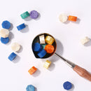 Wooden Handle Sealing Wax Bead Tablet Melting Spoon for Scrapbooking (A) A