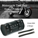 Motorcycle Cruiser Tool Bag Fork Barrel Shape Handlebar Front Fork Bag Black