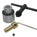 4PCS 0.3-4mm Micro Motor Drill Chuck Clamp with Key and Shaft Connecting Rod