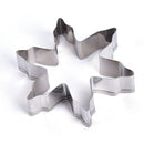 5PCS Snowflake Stainless Steel Cookie Cutter Biscuit Pastry Mold Cake Decor Hn
