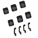 Black Exterior Door Handle and Hinge Modification Kits for 1/10 Traxxas TRX4