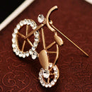 Women's Brooch Pin Fashion Bike Buckle Bicycle Pectoral Flower Brooches Pins OO