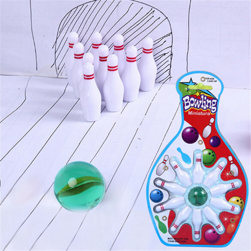 Creative Children Mini Marbles Bowling Set Kindergarten Baby Indoor Sports Toy3C