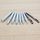 11 Set Craft Tool Die Punch Snap Rivet Setter Base Kit DIY Leather Craft