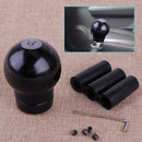 Car Auto Aluminum 8 Ball Gear Shifter Lever Shift Knob w/ 8mm 10mm 12mm Adapter