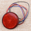 2x 24 LED Round Red Rear Tail Brake Stop Light Lamp Indicator Car Trailer Truck