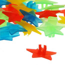 6Pcs Colorful Plastic Bike Wheel Spokes Beads Clip Wheel Spoke Star Decors