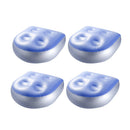 4Pcs Spa Booster Seat Cushion Inflatable for Bathtub Soft PVC Waterproof