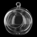 4 inches Diameter Clear Glass Pendant Vase for flower of operation jewelry M1O5