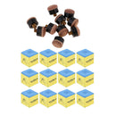 Professional Pool Cue Chalk and Hard Tips Replacement for Billiard Snooker