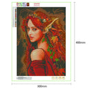 5D DIY Full Drill Diamond Painting Fairy Girl Cross Stitch Embroidery Kit