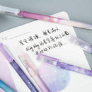 Night Starry Sky Print Speed Dry Set Gel Pen Cute Student Stationery Writing Pen