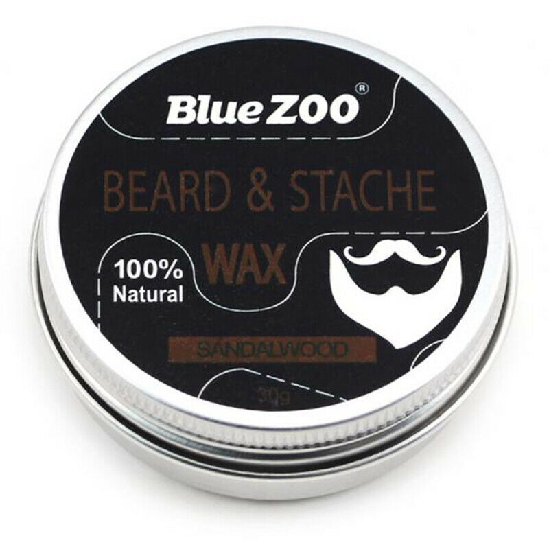bluezoo Men Beard Moustache Styling Wax Moisturizing Oil Control Balm Sooth G1S3