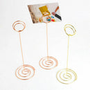 Wire Shape Place Card Holder Stands, Table Name Number Holders, Paper Menu  T5L5