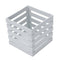 110mmx100mmx105mm white plastic square flowerpot basket decoration