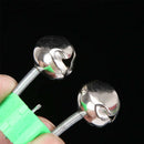20Pcs Rod Tip Clamp Fishing pole fish Bite Lure Alarm Alert Twin Bell Ring clip