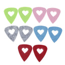 10Pcs Ukulele felt picks plectrum personalized ukelele accessories useful FT